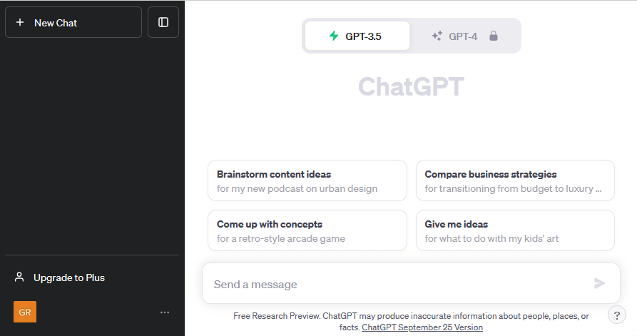 ChatGPT Web-App